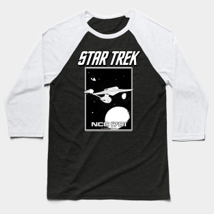 Star Trek Baseball T-Shirt - USS Enterprise NCC-1701 by TableTop Tees
